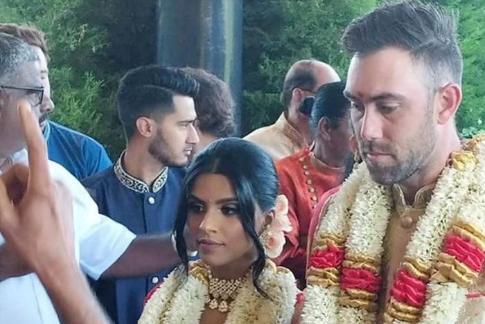 Glenn Maxwell & Vini Raman tie the knot in traditional Indian way