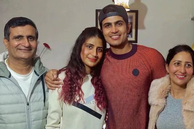 Shubman Gill Family
