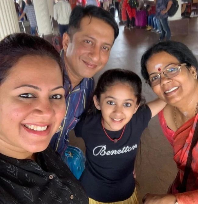 Archana Chandhoke Family